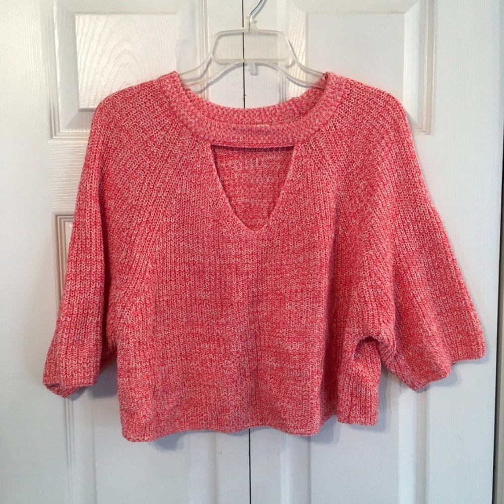 Love More Sweater Cropped Top